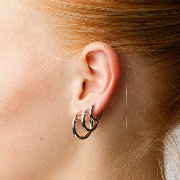 Hollie - Oorringen 17mm Roestvrij Staal