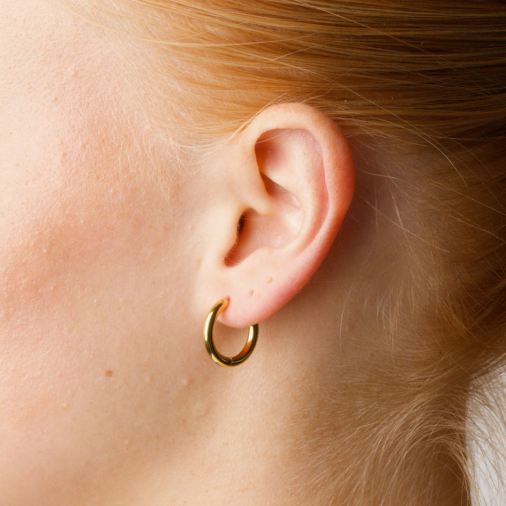 Hollie - Oorringen 17mm Roestvrij Staal