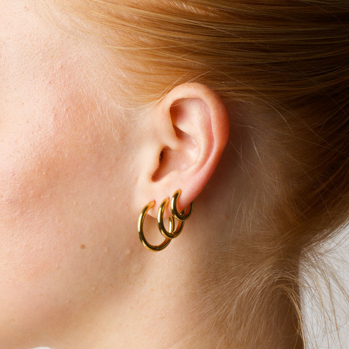Hollie - Oorringen 21mm Roestvrij Staal