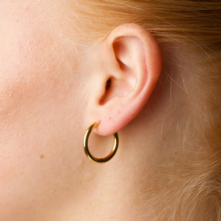 Hollie - Oorringen 21mm Roestvrij Staal