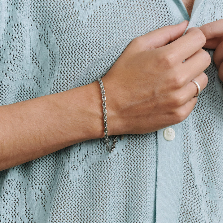 Gustav - Rope Chain Bracelet Stainless Steel