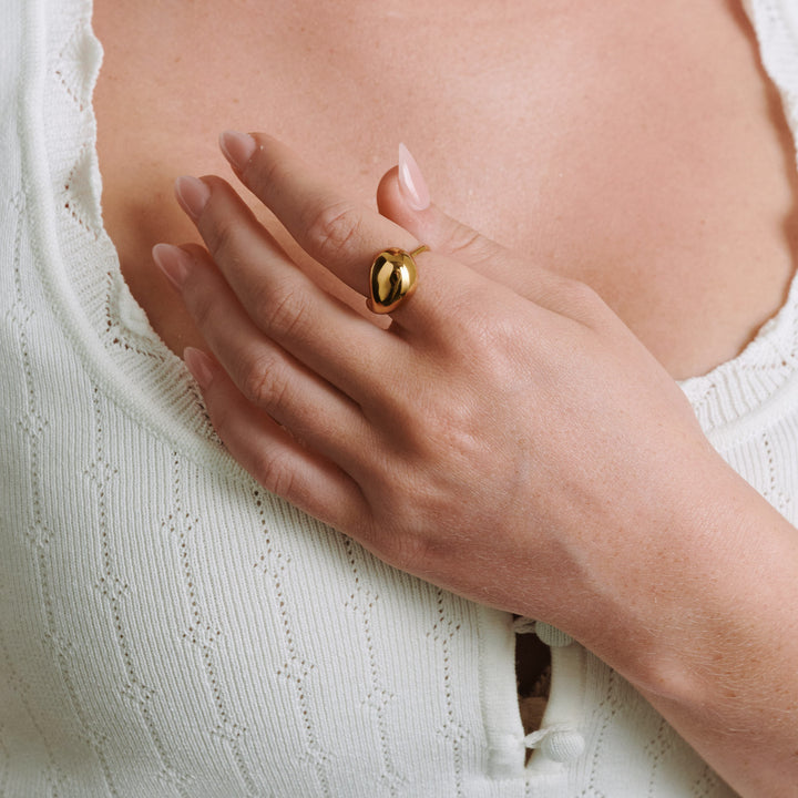 Farah - Statement Ring Roestvrij Staal
