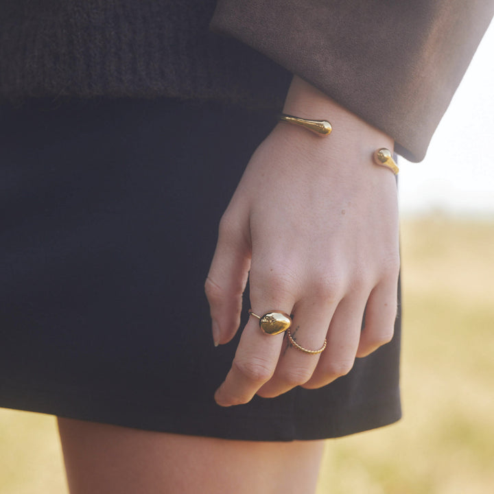Farah - Statement Ring Roestvrij Staal
