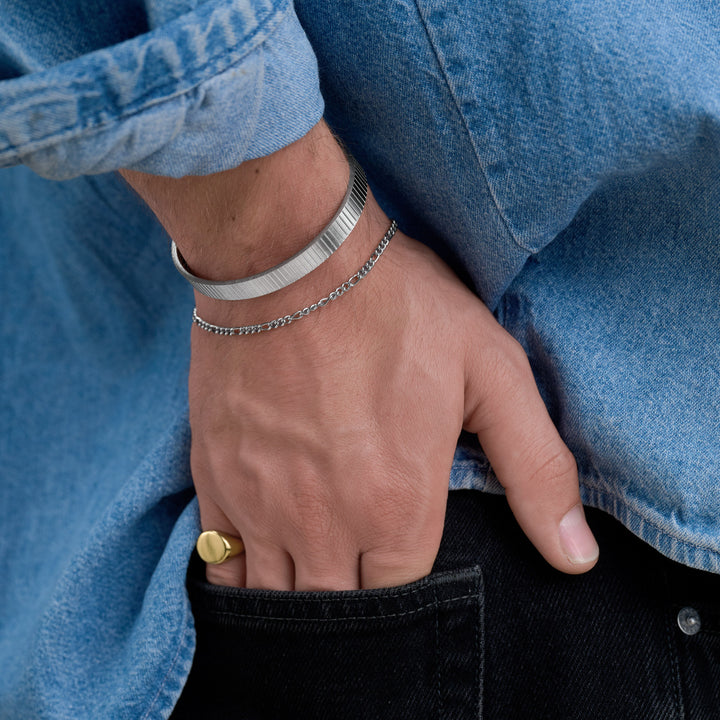 Ian - zegelring roestvrij staal