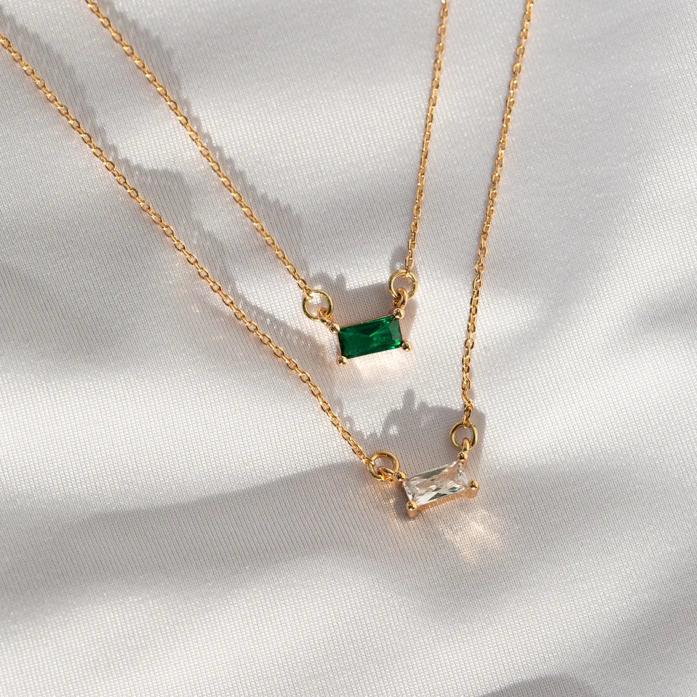 Leah Crystal set ketting en oorbellen