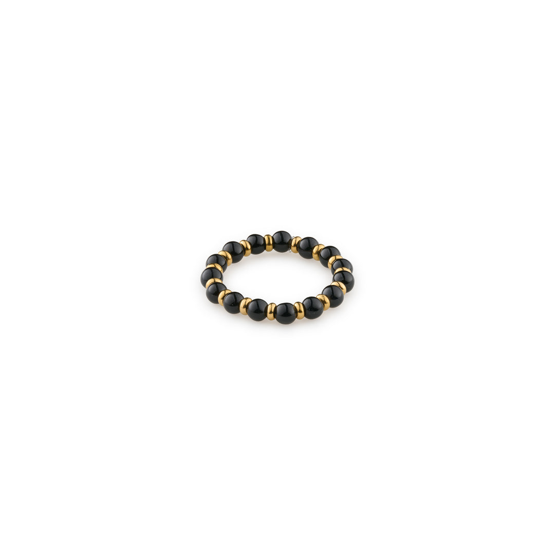 Brynn - Stone and Bead Ring