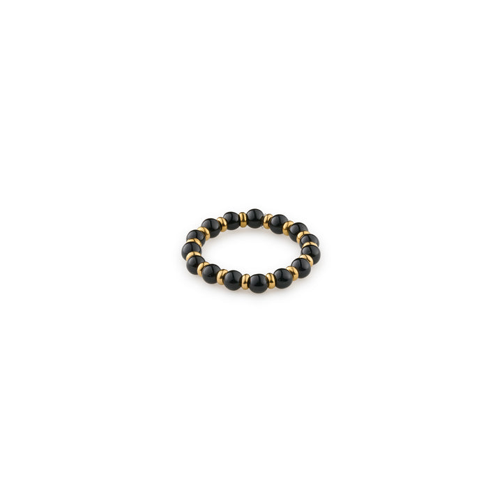 Brynn - Stone and Bead Ring