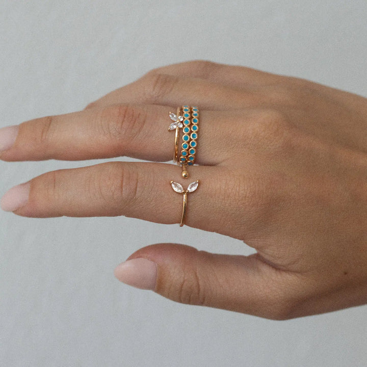Riya - Oosterse Turquoise Ring Timi of Sweden