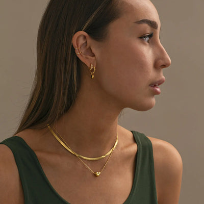 Sarah - Petite hart ketting roestvrij staal