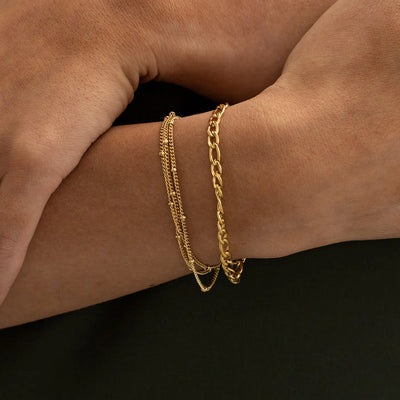 Naomi - Schakelarmband van roestvrij staal