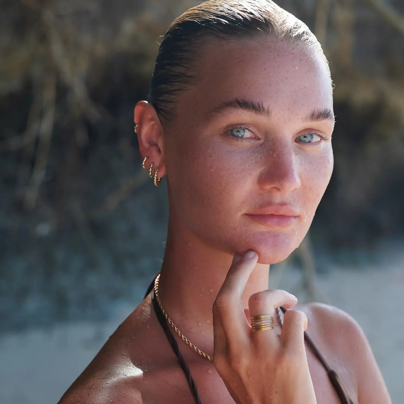 Eden - Ketting met gedraaide ketting van roestvrij staal