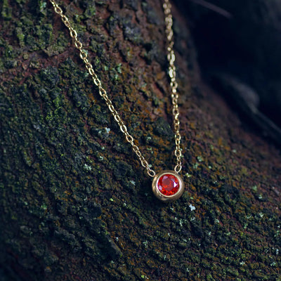 Chakra kristal ketting roestvrij staal