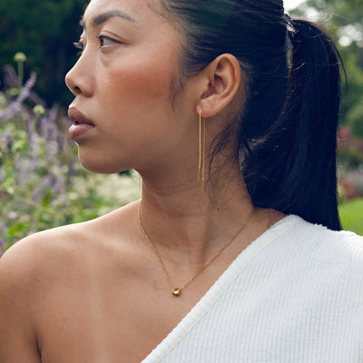 Chakra kristal ketting roestvrij staal