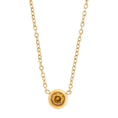 Chakra kristal ketting roestvrij staal