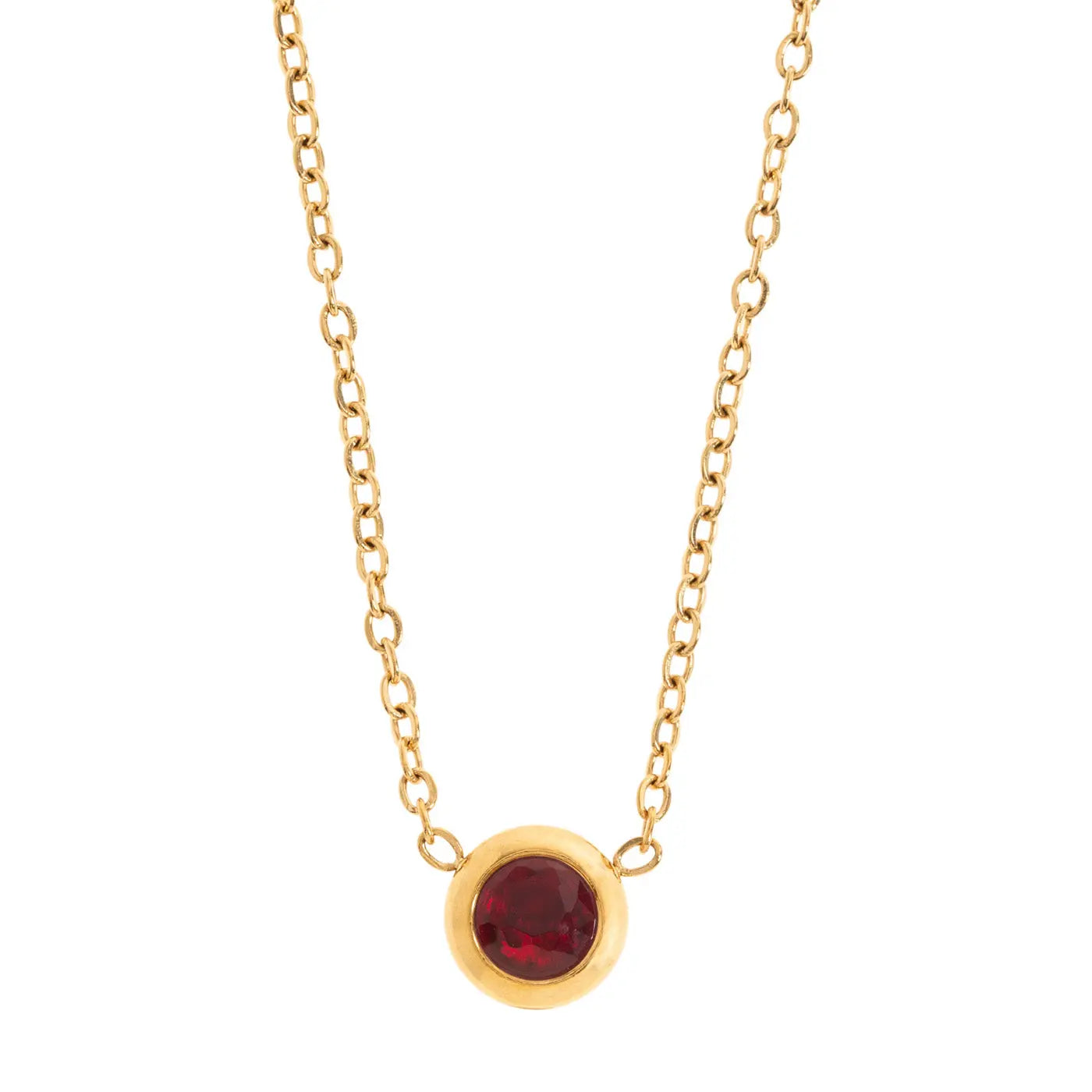 Chakra kristal ketting roestvrij staal