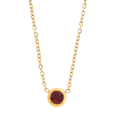 Chakra kristal ketting roestvrij staal