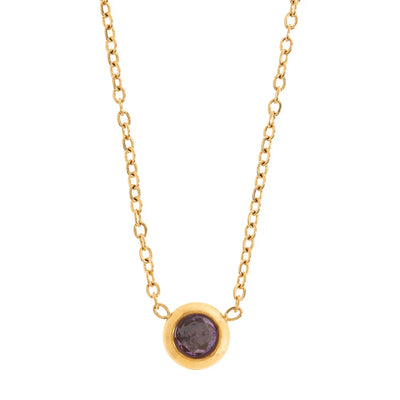 Chakra kristal ketting roestvrij staal