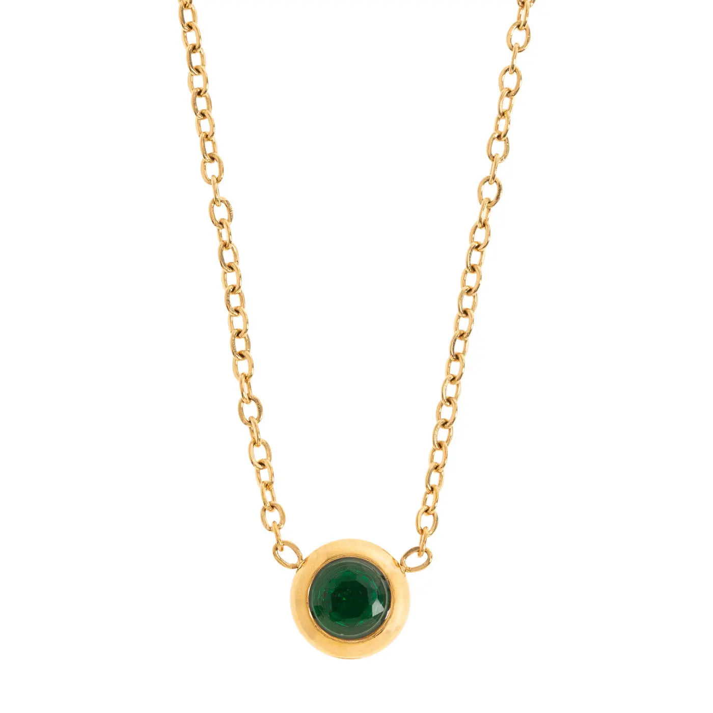 Chakra kristal ketting roestvrij staal