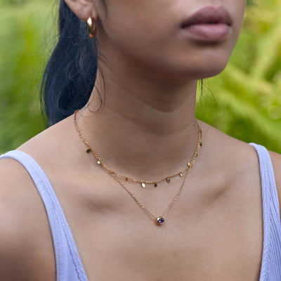 Lia - Kleine ovale ketting van roestvrij staal