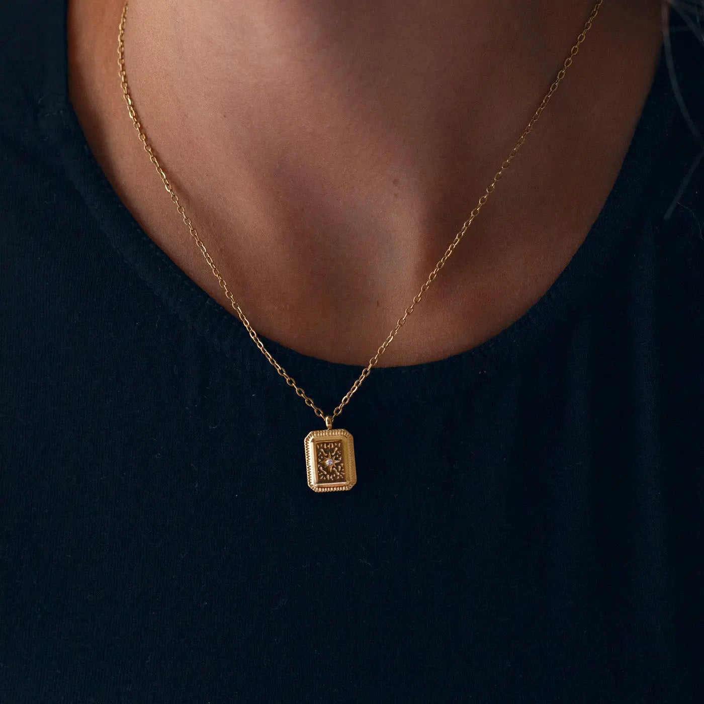 Jules - Love Tag-ketting roestvrij staal