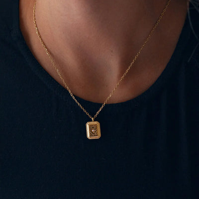 Jules - Love Tag-ketting roestvrij staal