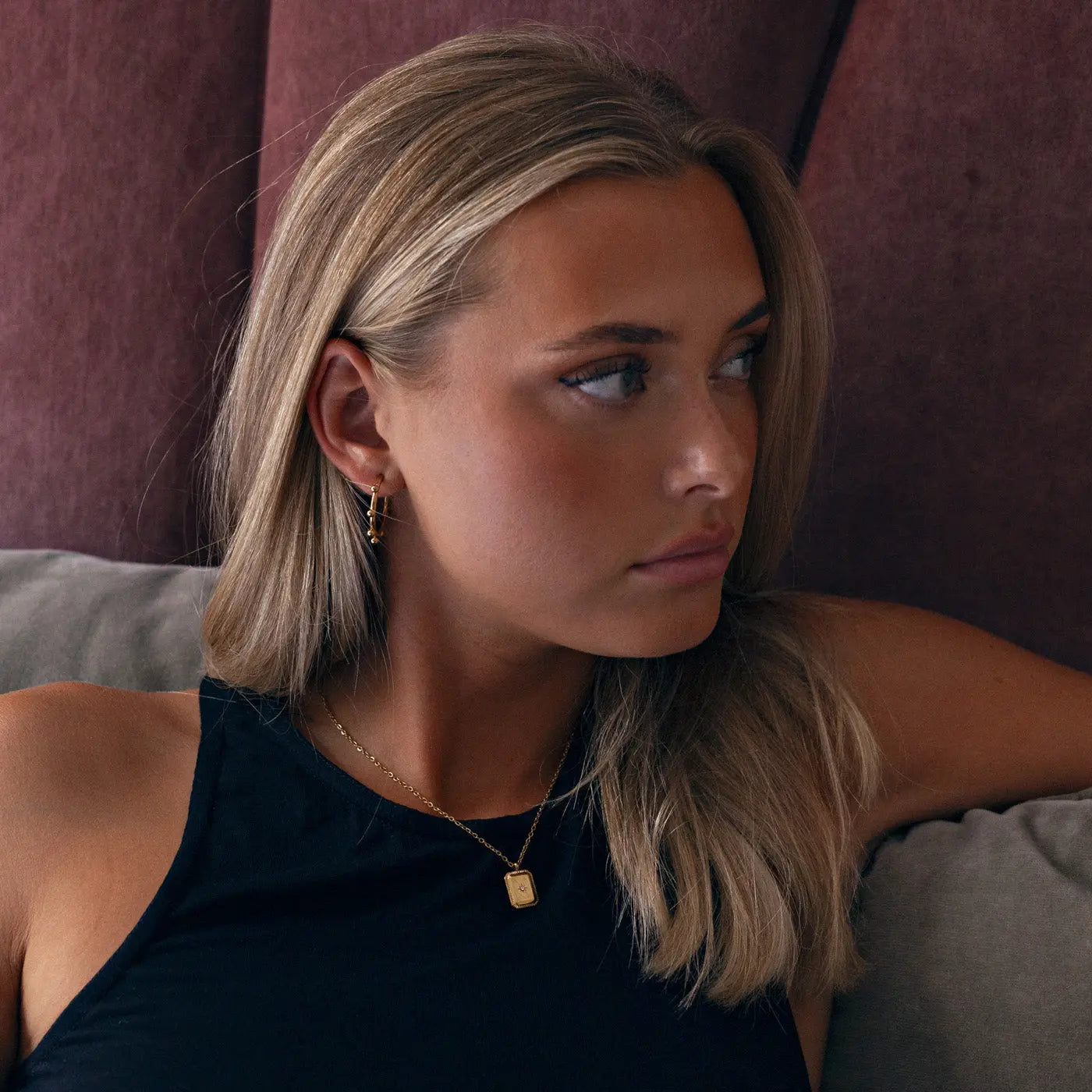 Jules - Love Tag-ketting roestvrij staal