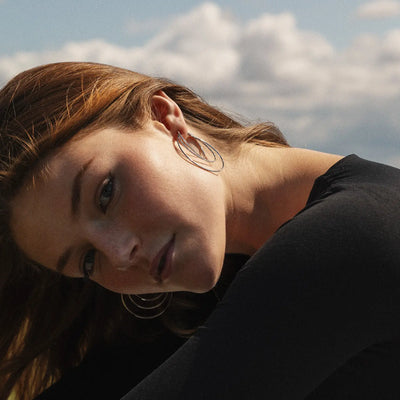 Eleonora - dunne drievoudige oorringen