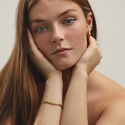 Celine - Bismarck geïnspireerd ketting vintage armband roestvrij staal