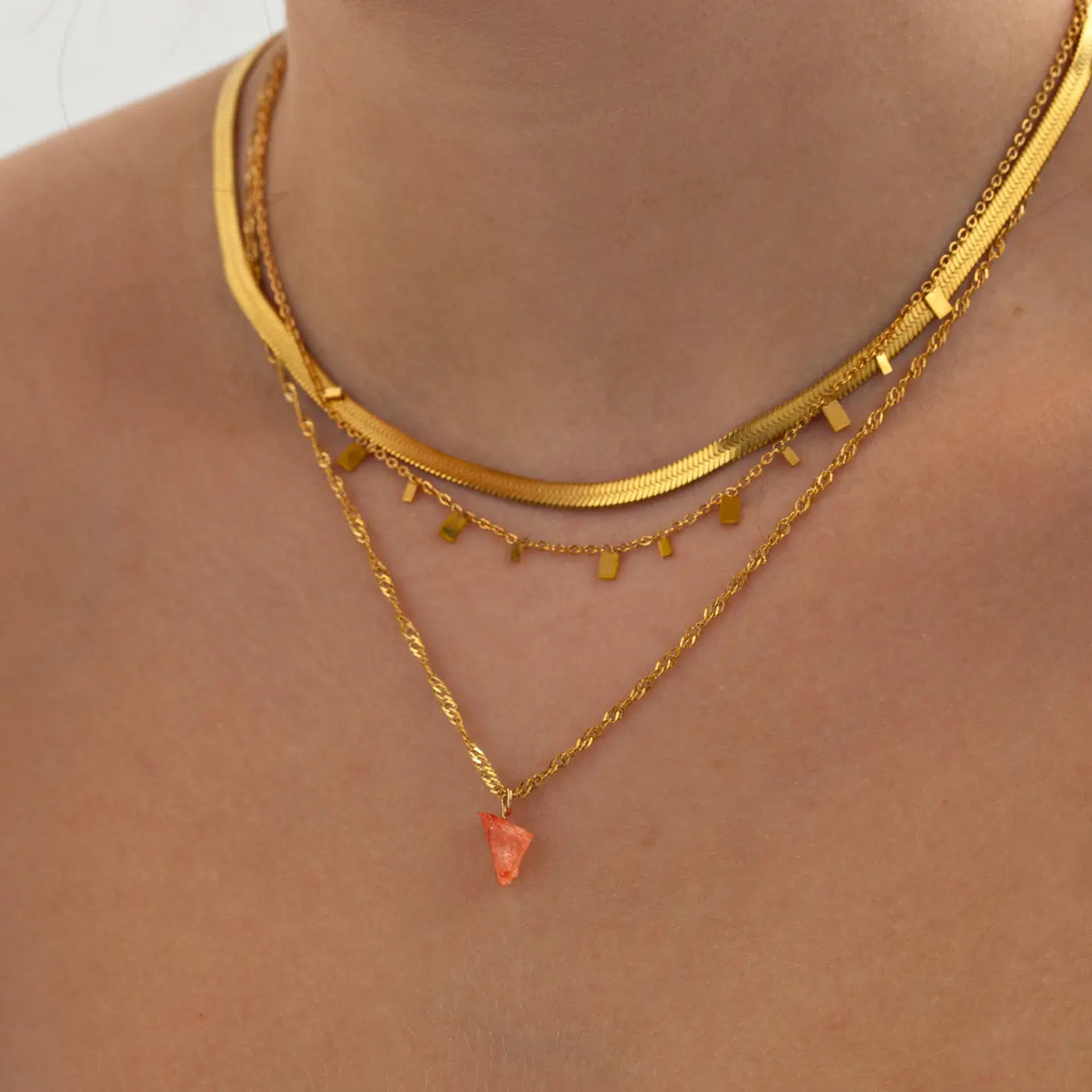 Isolde - Carneool ketting