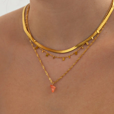 Isolde - Carneool ketting