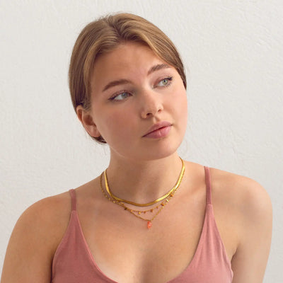 Isolde - Carneool ketting