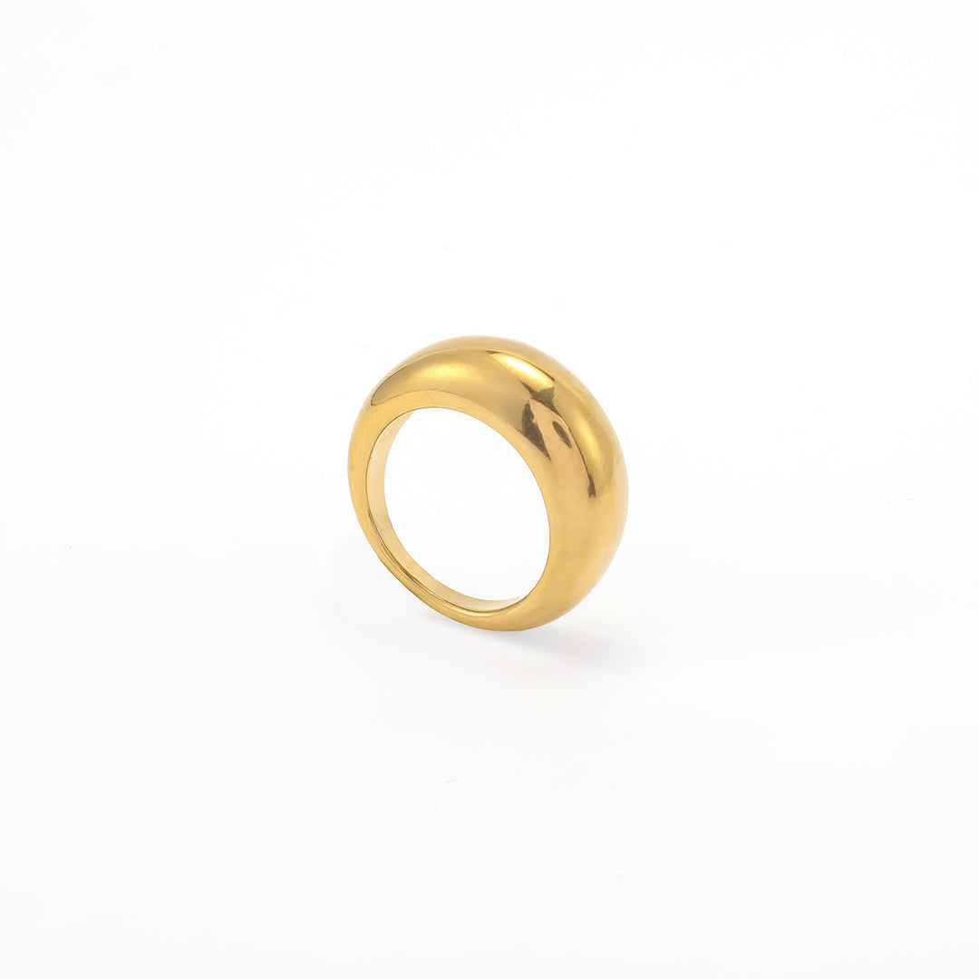 Andie - Dome Chunky Ring RVS