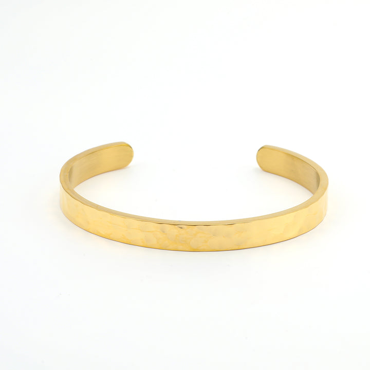 Kai - Geslagen Bangle Armband RVS