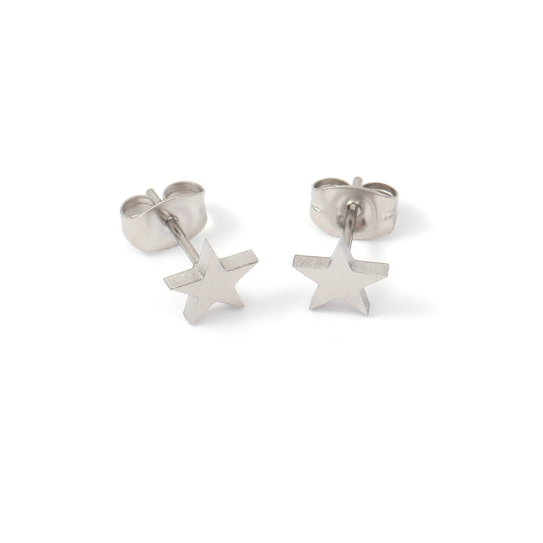 Grace - Star Mini Stud Earrings Stainless Steel