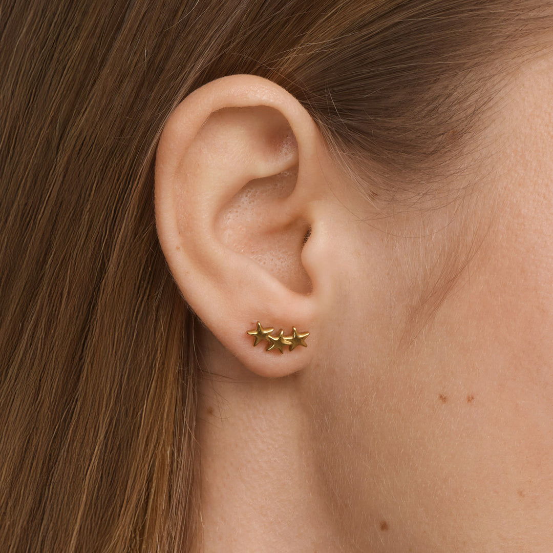 Skylar - Star Climber Earrings Mini Stainless Steel