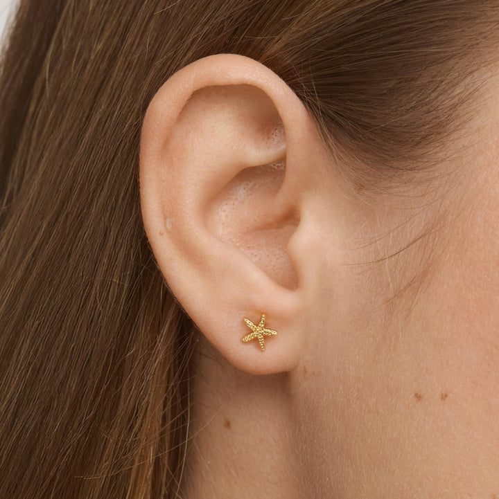 Solana - Mini Starfish Stud Earrings