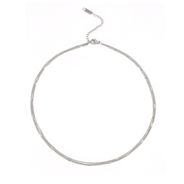 Mika - Multi Chain Necklace RVS