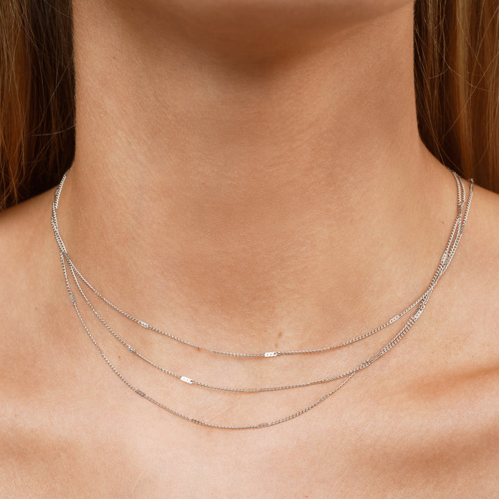 Mika - Multi Chain Necklace RVS