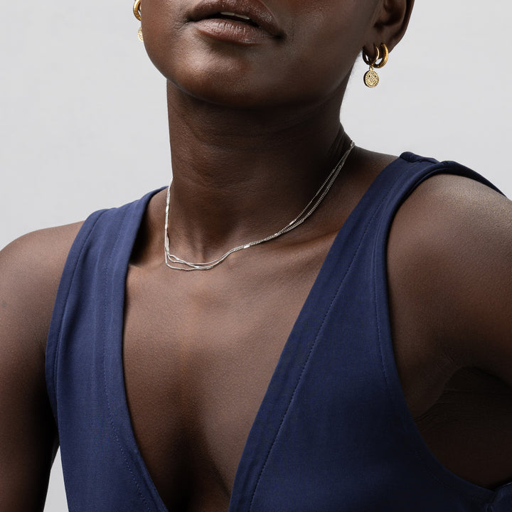 Mika - Multi Chain Necklace RVS