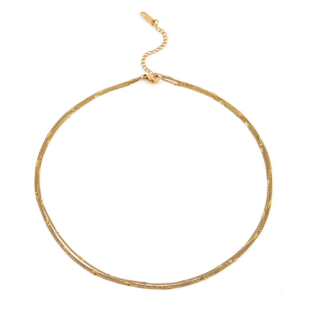 Mika - Multi Chain Necklace RVS