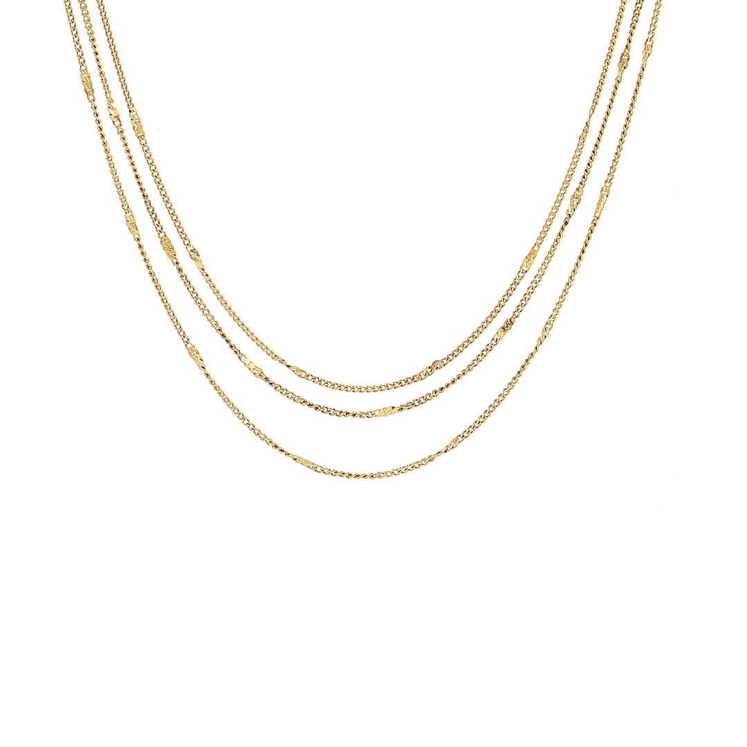 Mika - Multi Chain Necklace RVS