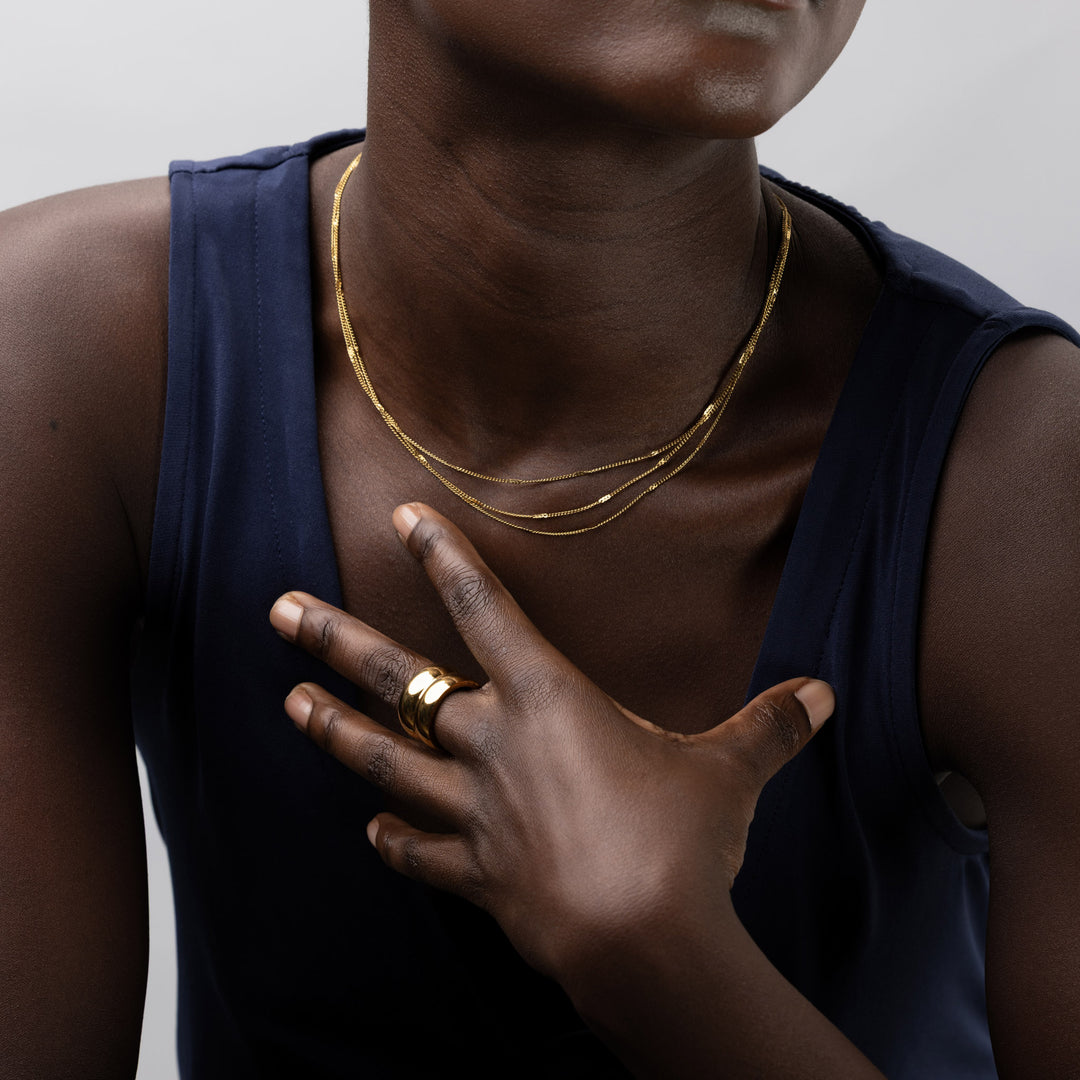 Mika - Multi Chain Necklace RVS
