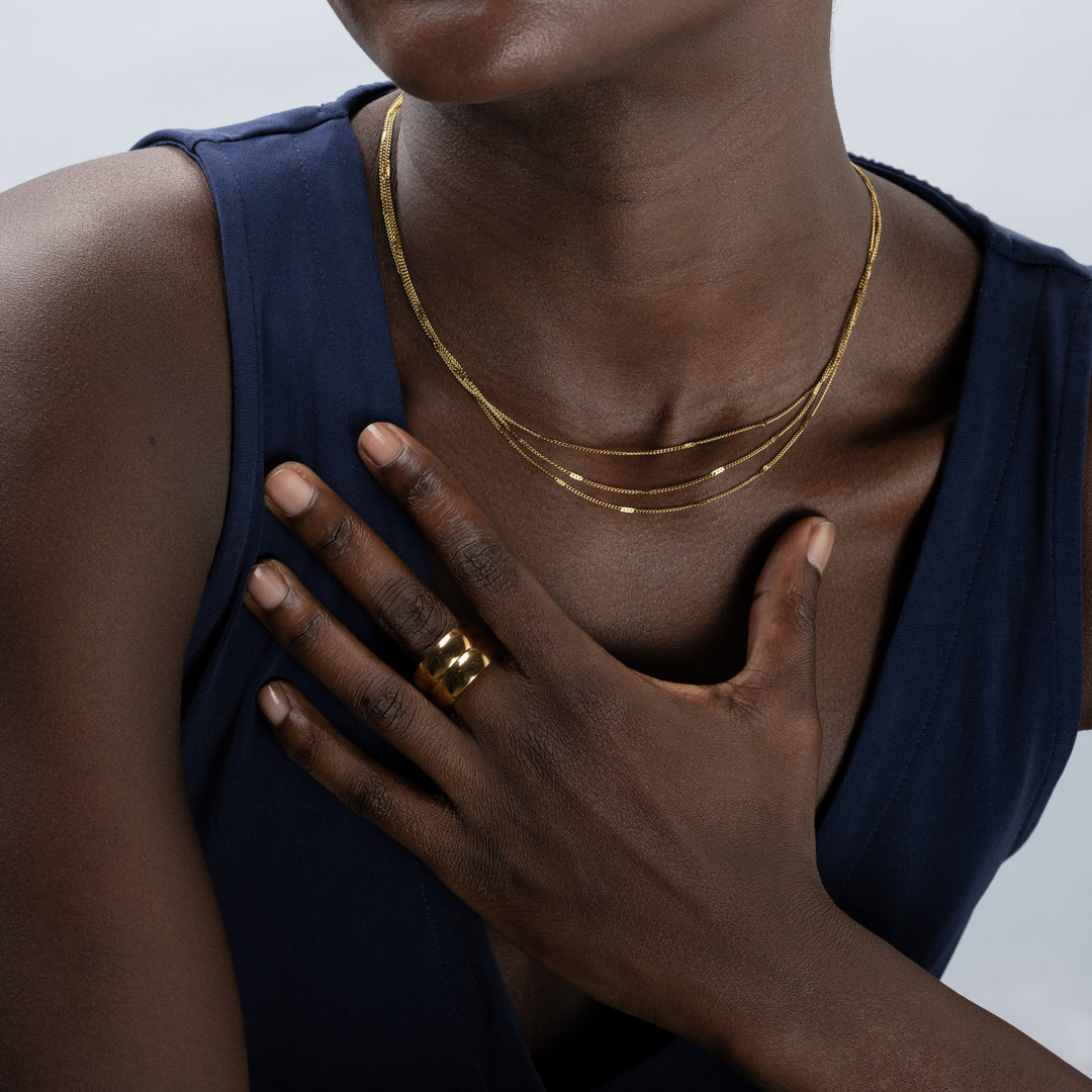 Mika - Multi Chain Necklace RVS
