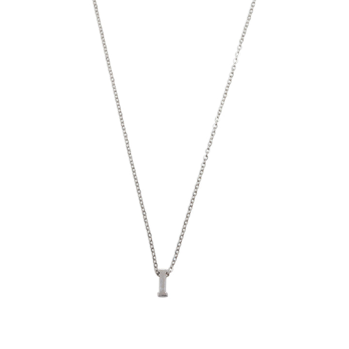 Viola - Letter Necklace Stainless Steel Silver