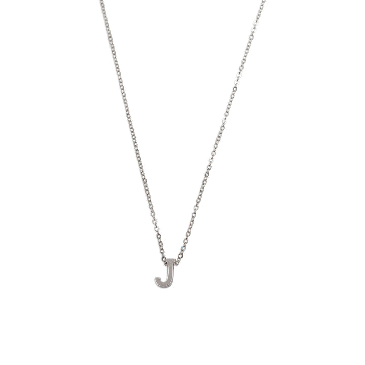 Viola - Letter Necklace Stainless Steel Silver