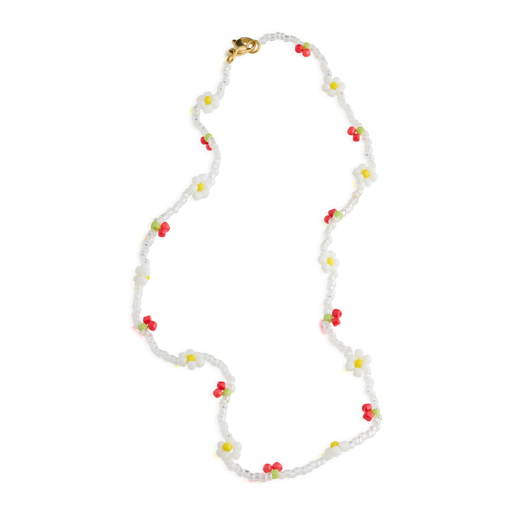 Lovis - Cherry & Flower Bead Necklace