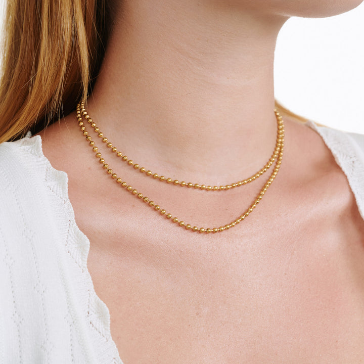 Sansa - Ball Chain Ketting Roestvrij Staal