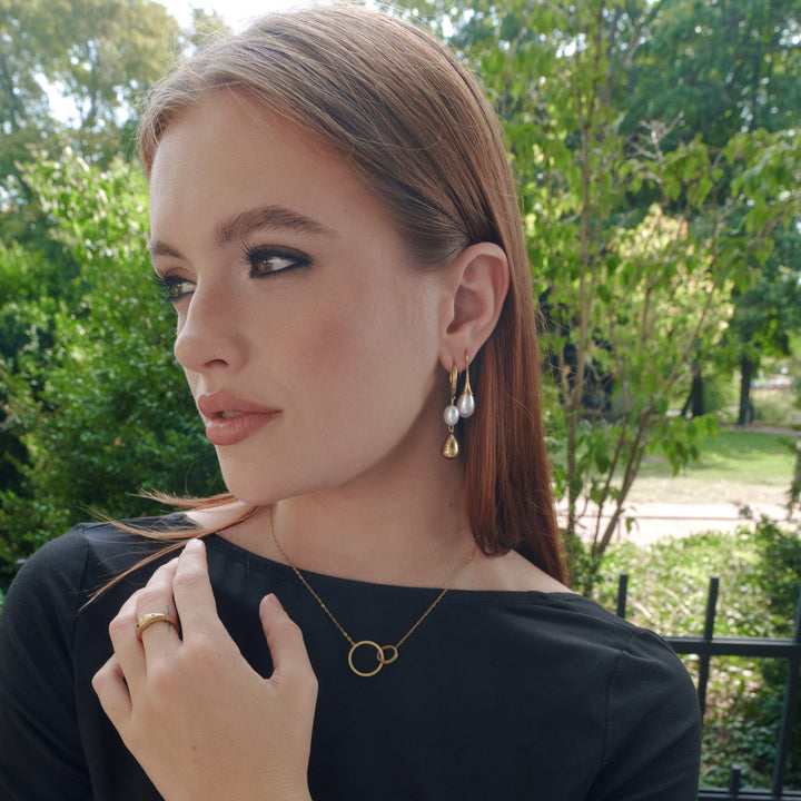 Janni - Pearl Earrings Stainless Steel