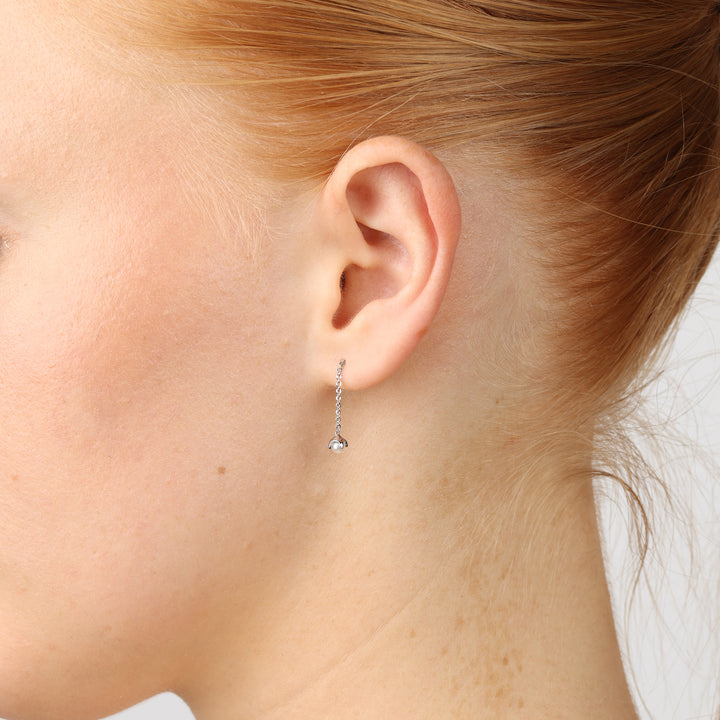 Jill - Parelketting Oorbellen Roestvrij Staal