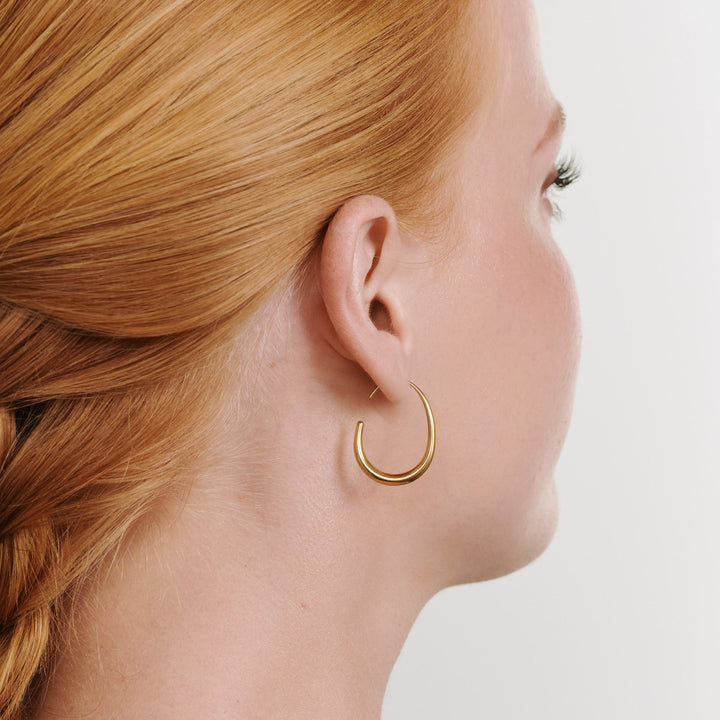 Vilhelmina - Verstelbare Oorringen van Roestvrij Staal